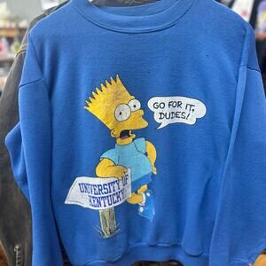 Vintage Bart Simpson University Of Kentucky Sweatshirt